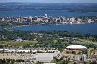 Madison Isthmus from past Coliseum - 