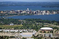Madison Isthmus from past Coliseum