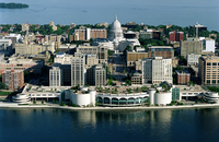 Madison Isthmus, Wisconsin State Capitol, Monona Terrace