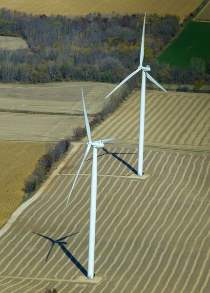 Windmills Near Lk Winnebago 1405