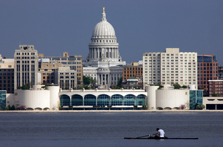 Madison Isthmus Skyline Day