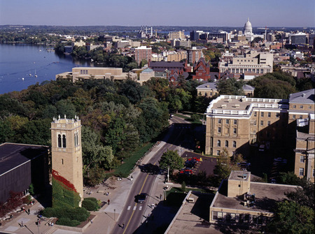 West UW Campus from Van Hise