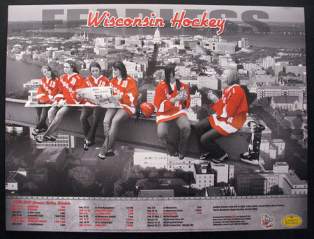 UW Women's Hockey poster background photo