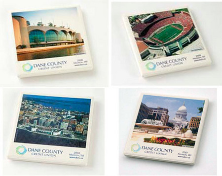 Coasters for Dane County Credit Union