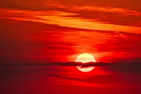 Weidemann 4784 Prairie du Sac Sunset IMG_7009 Blue Sky II Crop 12x18 copy.jpg